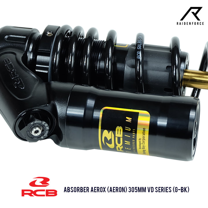 โช้ค RCB ABSORBER AEROX VD Series (G-BK) สีดำ