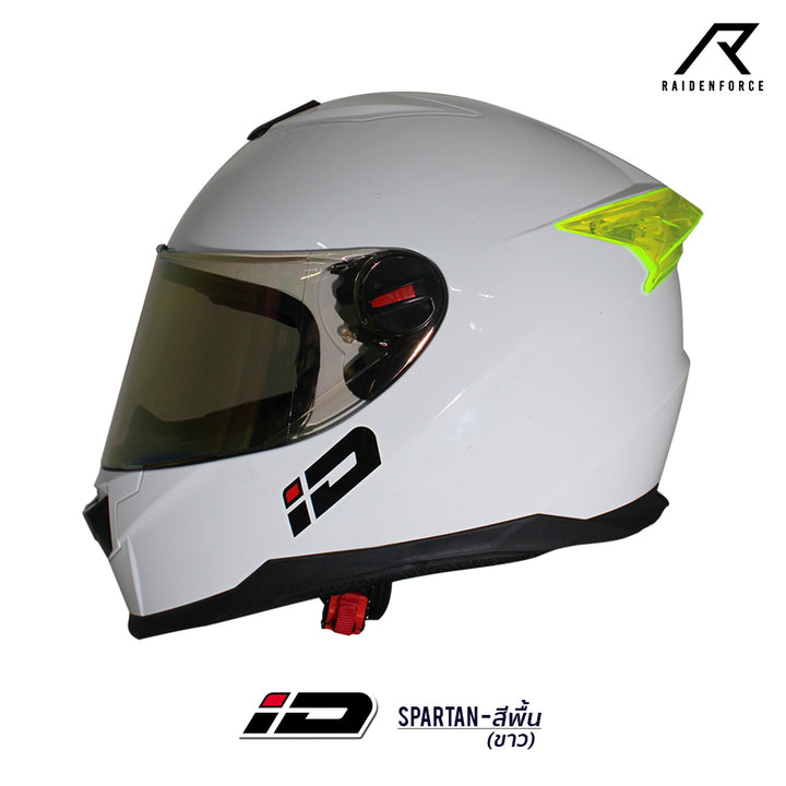 หมวกกันน็อค ID HELMET SPARTAN พื้น-ขาว